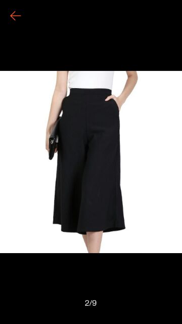 (GIÁ HỦY DIỆT) Quần lửng màu đen