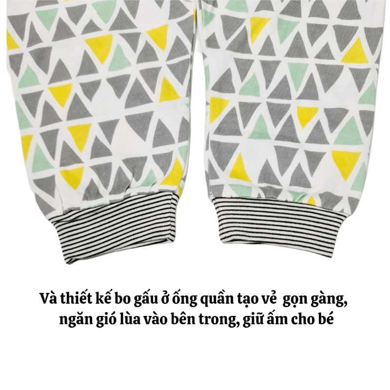 Bộ đồ quần áo dài tay Cordi i hàn quốc cotton organic cho bé trai bé gái mùa thu đông 6 tháng , 12 tháng , 1 , 2 tuổi