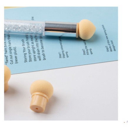 Cọ Dặm Ombre 2 Đầu Cán Đá