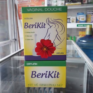 Bộ kid vệ sinh phụ nữ kèm 10 gói muối rửa cát linh