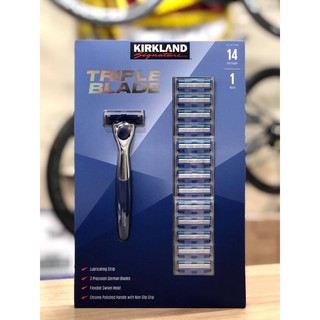 Set dao cạo râu cao cấp của Mỹ Kirkland Triple Blade
