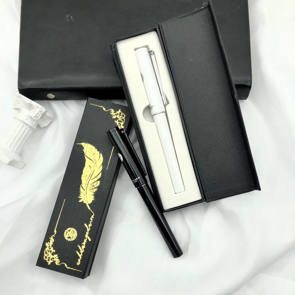 Bút mài thầy Ánh SH057 calligraphy ngòi S không rỉ tạo thanh đậm rõ nét