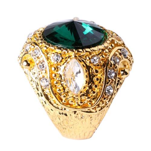 Nhẫn mạ vàng đính đá thời trang kiểu dáng vintage (size 7-10)