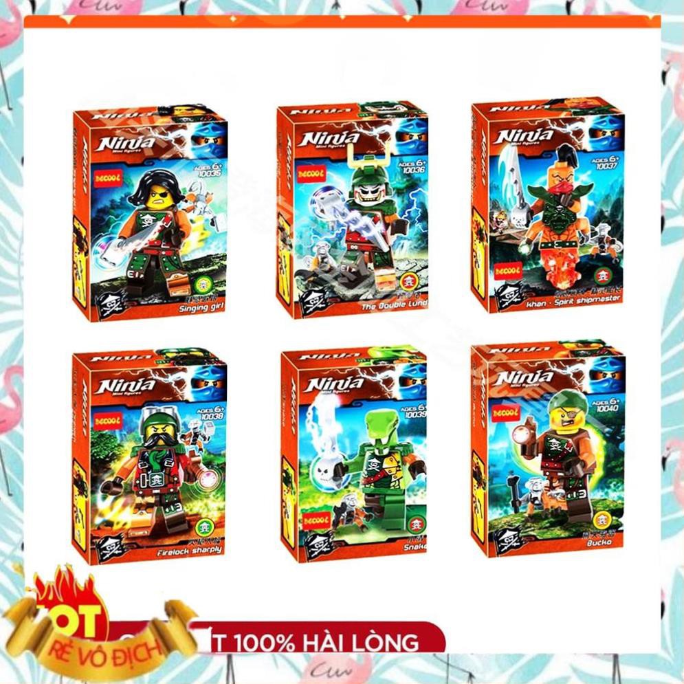 ⚡GIÁ RẺ GIẬT MÌNH ⚡ Đồ chơi xếp hình Lego Minifigures Ninjago DeCool 10035 -10040