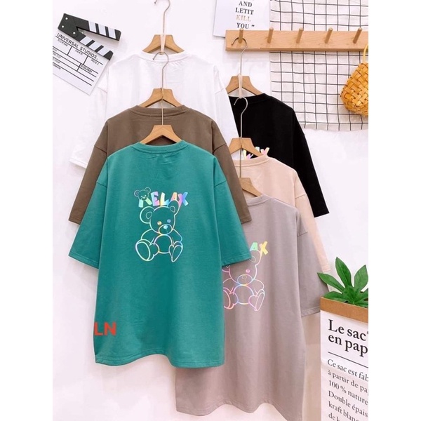 Áo phông gấu ELAX phản quang 7m TH6