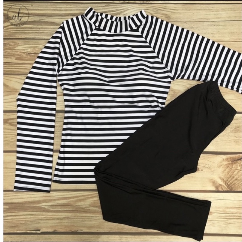 Bikini đồ đi bơi quần dài + áo dài tay kín đáo VY BIKINI MN01