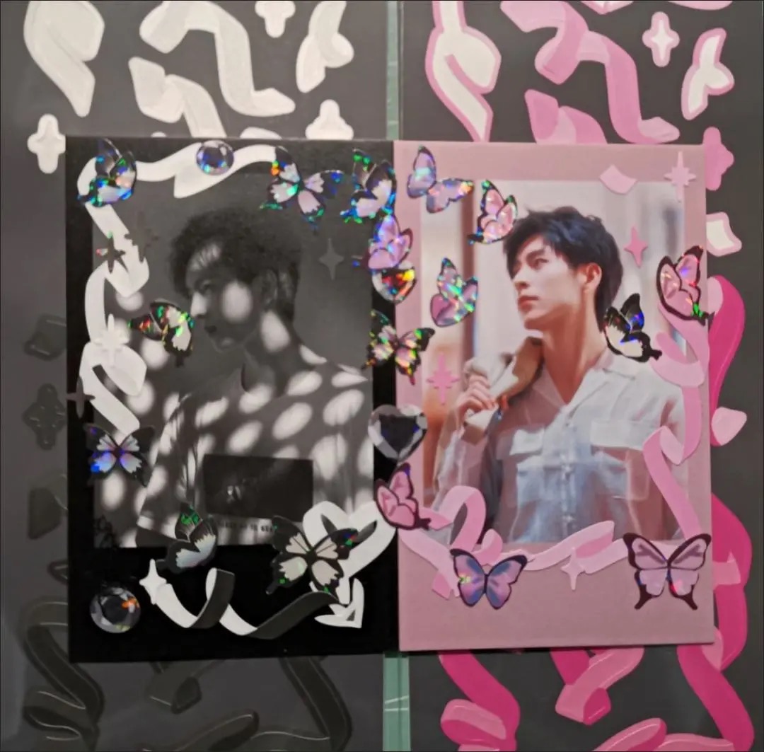 Laser Butterfly Transparent Waterproof PET Stickers For DIY Decoration | BigBuy360 - bigbuy360.vn