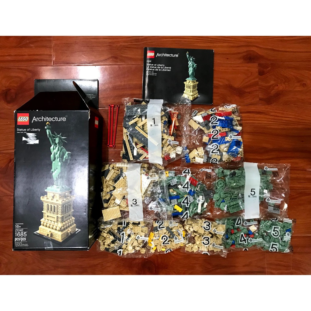 Lego Kiến trúc 21042 - Tượng Nữ thần Tự Do (Statue of Liberty) - Chính hãng