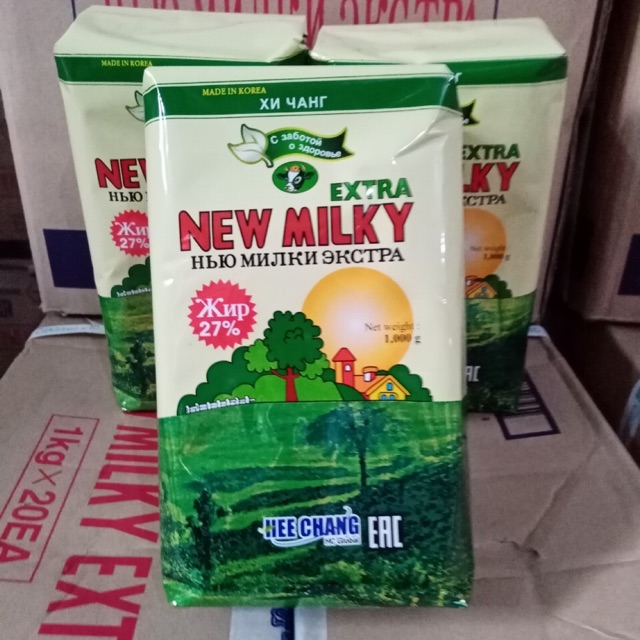 SỮA BÉO NGA NEW EXTRA MILKY 1KG date 2022