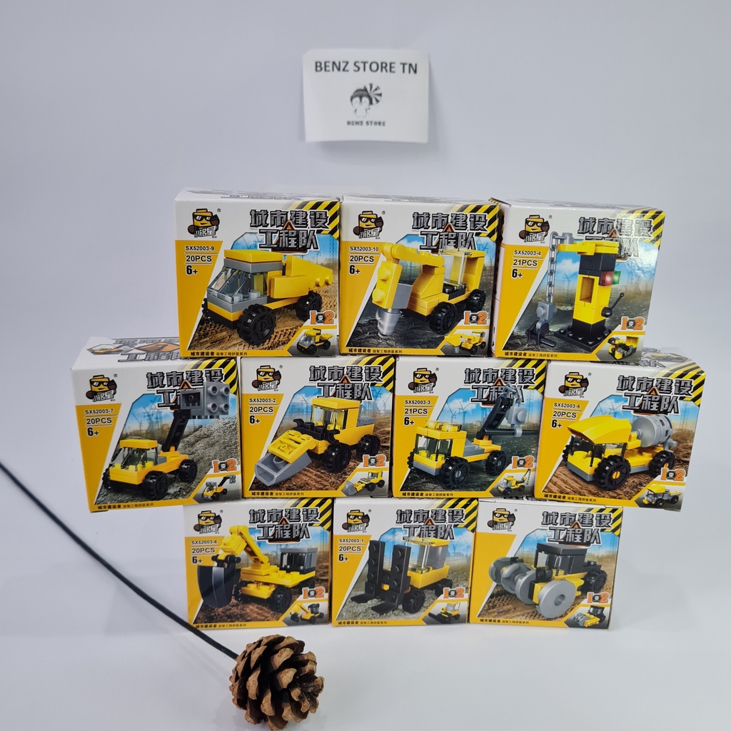 Đồ chơi lắp ghép thông mình cho bé , bộ xếp hình Lego giá rẻ robot, xe, máy bay 10 in 1 LEGO00