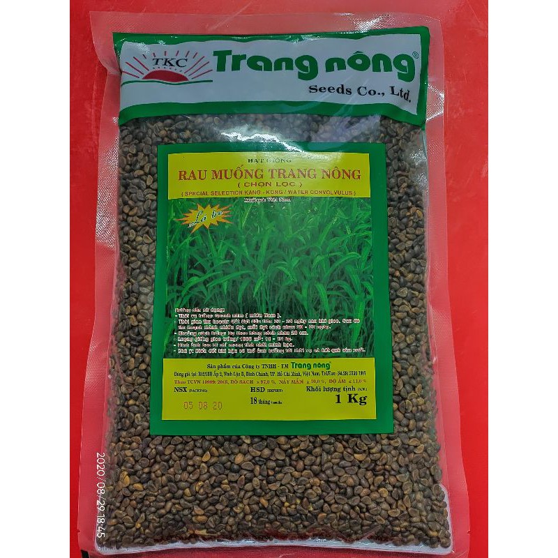 RAU MUỐNG Trang Nông (CHỌN LỌC) - gói 1Kg