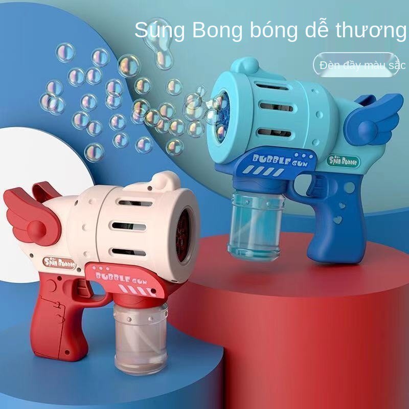 Máy bắn bong bóng tự động nhiều màu sắc giống nhau cho trẻ em thổi đồ chơi nước