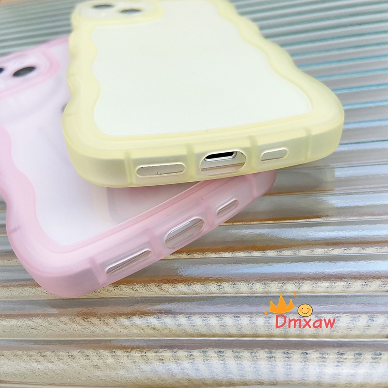 Ốp Điện Thoại Silicon Mềm Trong Suốt Họa Tiết Gợn Sóng Sang Trọng Dành Cho iPhone 11 7 8 Plus SE 2020