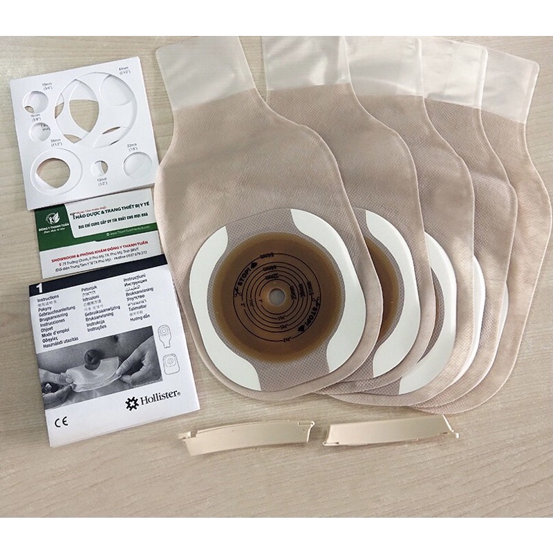✅Túi hậu môn nhân tạo một mảnh HOLLISTER 64mm mã 8631 Mỹ, túi chứa phân hậu môn nhân tạo một mảnh 8631 hollister của mỹ