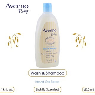 Dầu tắm gội cho bé Aveeno Baby - 532ml