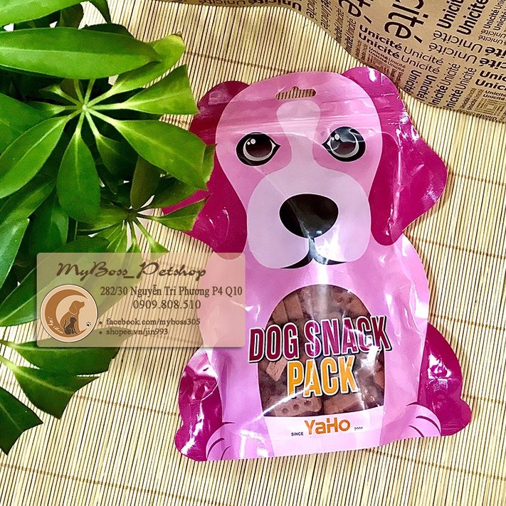 BÁNH QUY THƯỞNG CHO CHÓ THÚ CƯNG PET Yaho Dog Snack Pack Gói 250g Bổ sung dinh dưỡng cho Thú cưng