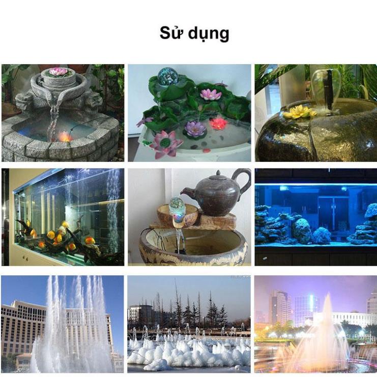 Máy bơm ATMAN AT-306S Đài Loan, 27W- 2000L/H cho hồ bể cá cảnh, hòn non bộ…