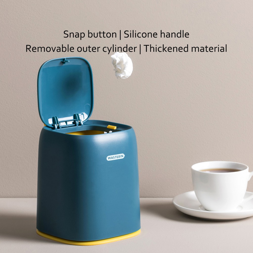 Xiaomi Youpin Thùng Rác Để Bàn Jordan & Judy Tiện Dụng Cho Gia Đình Văn Phòng