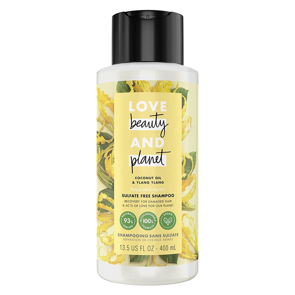 Dầu gội thiên nhiên Love Beauty and Planet 100% Biodegradable Shampoo 400ml