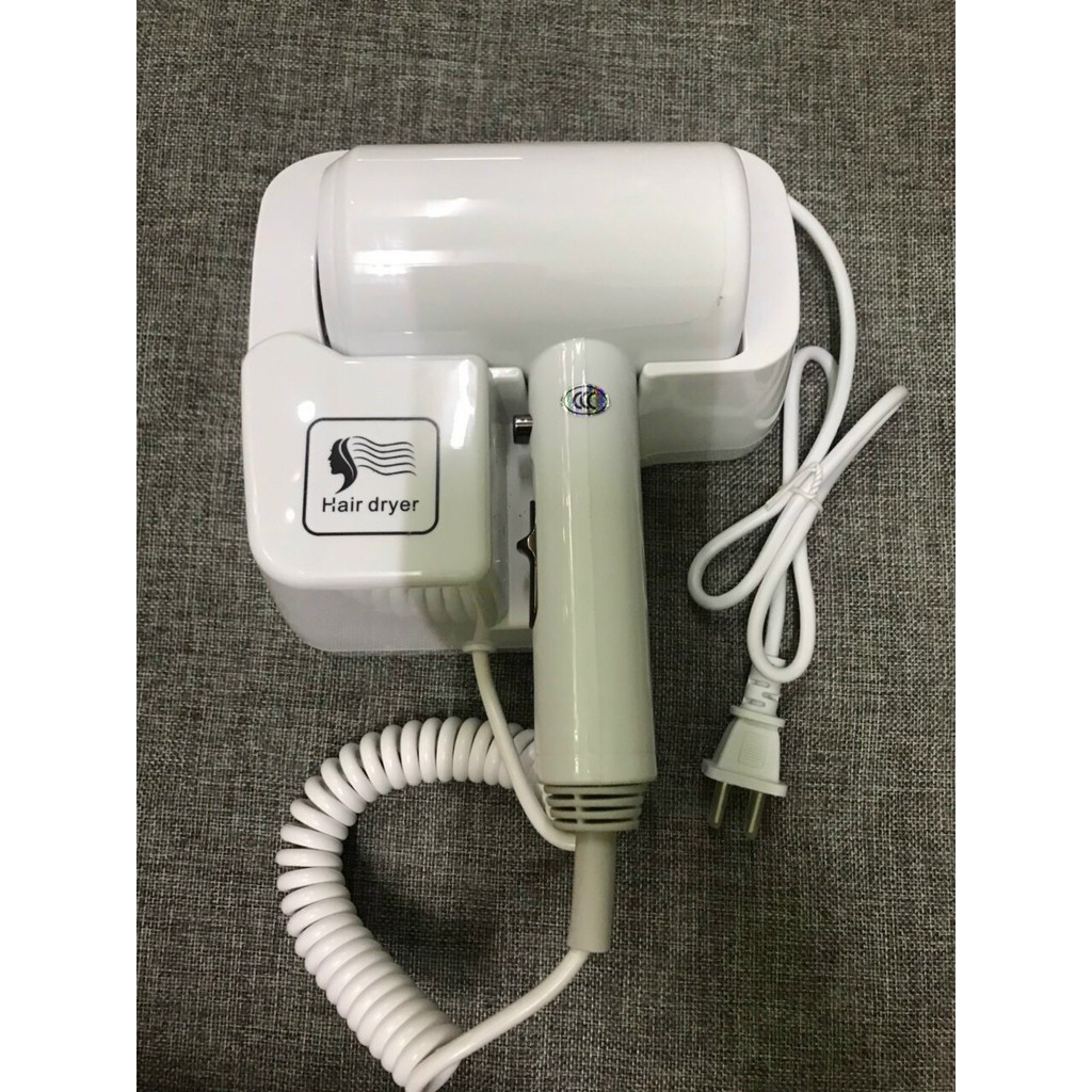 Máy sấy tóc phòng tắm, Máy sấy treo tường dùng trong khách sạn hotel phòng gym resort hair dryer