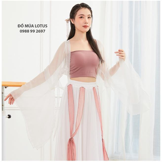 Áo Khoác Cardigan Họa Tiết Bướm Truyền Thống Múa Cổ Điển  Đồ Múa Lotus