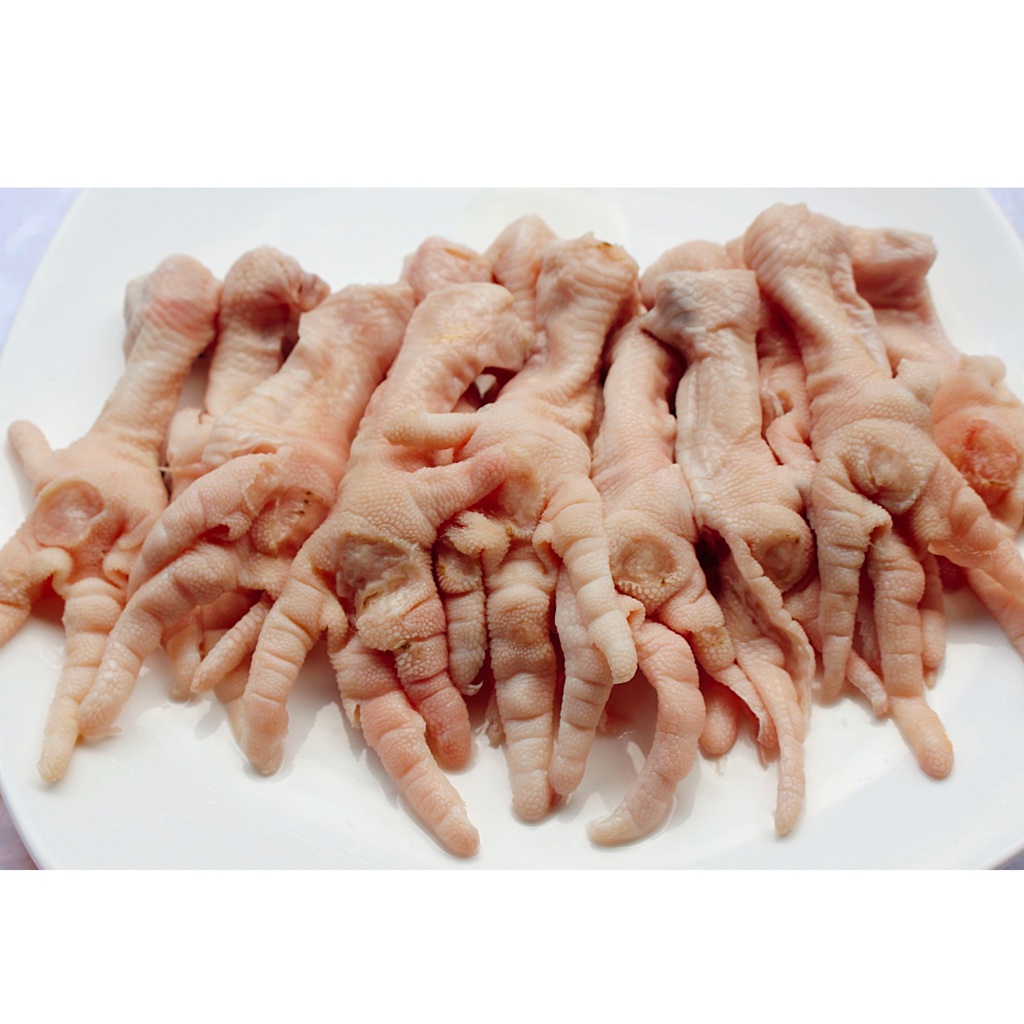 Chân Gà Rút Xương Khay 1kg chân To, Trắng, Giòn Sừn Sựt  - Ship hoả tốc 30p