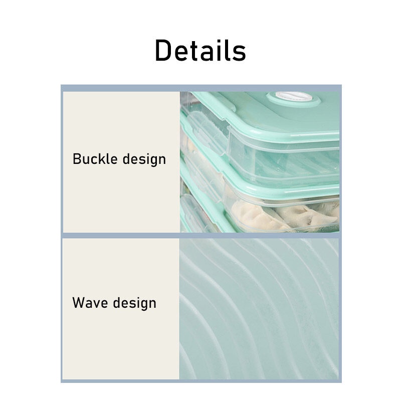 ONLY HOUSE Hộp Đựng Bánh Xếp Để Tủ Lạnh Tiện Dụng