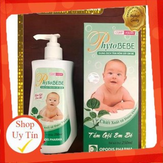 [ Chính Hãng ] Tắm bé PhytoBEBE 250ml - Tắm rôm sảy