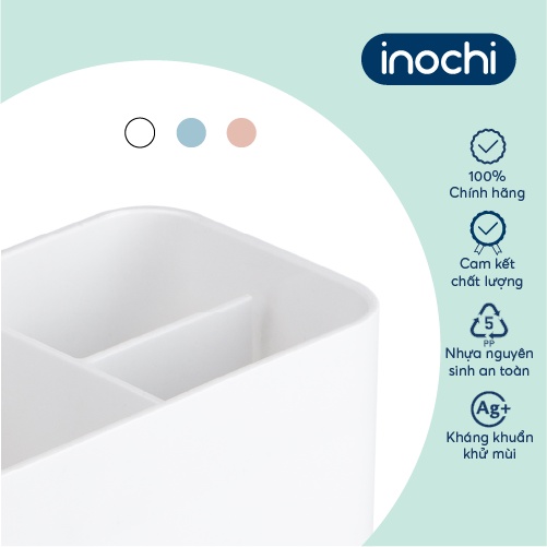 Hộp đựng đũa Inochi - Yoko  màu Trắng ngọc/Xanh nhạt/Hồng nhạt