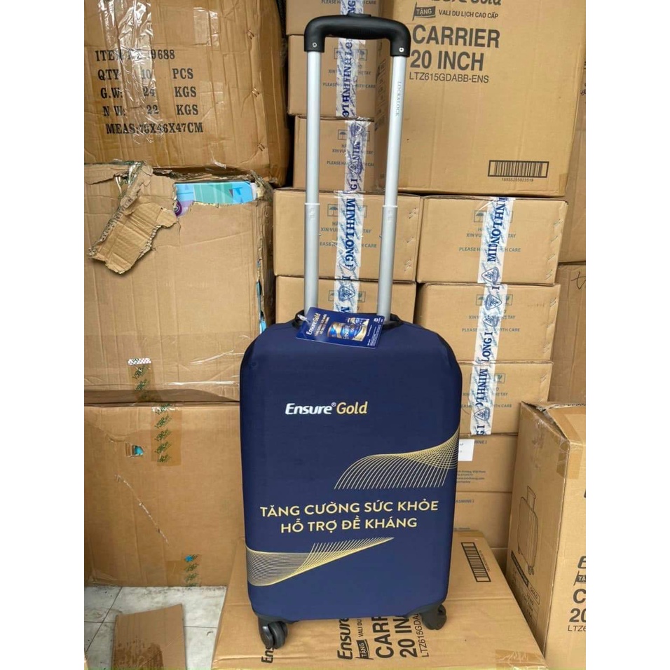 VALI DU LỊCH 20INCH MÀU VÀNG LOCK&LOCK QUÀ TẶNG SỮA ENSURE