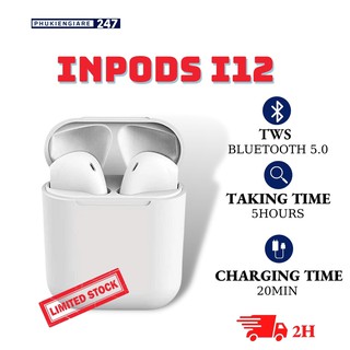 Tai nghe bluetooth android nhét tai inpods i12 tws tai nghe không dây iphone giá rẻ