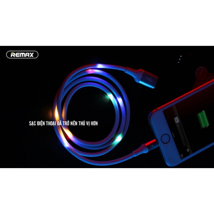 Cáp Lightning Phát Sáng RC-133i REMAX