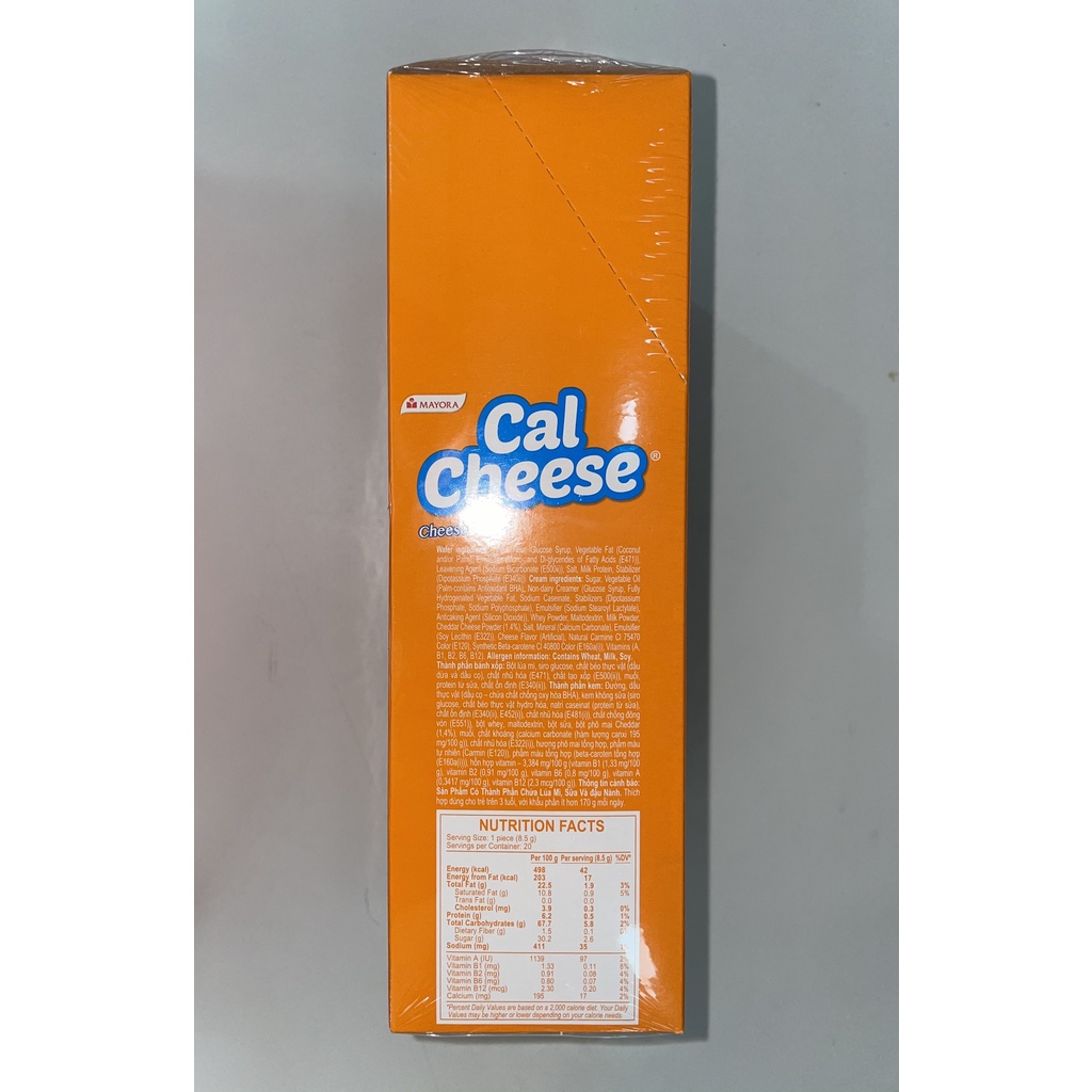 Bánh Xốp Nhân Phô Mai Cal Cheese
