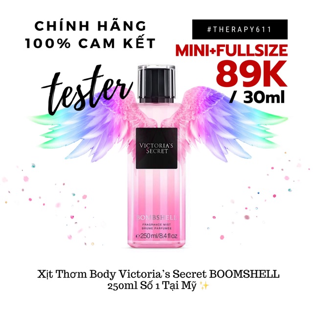 HOTin # Xịt dưỡng thể Body Victoria’s Secret BOOMSHELL...#