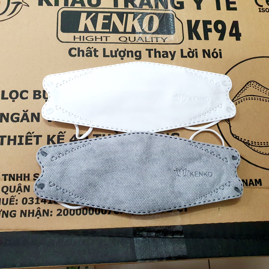 Combo 10 cái khẩu trang 4D KF94 Kenko Luxury