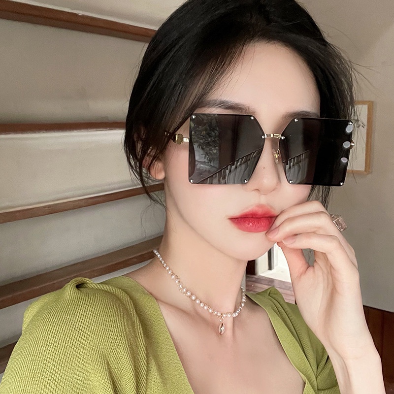 Belibeli Fashion women's frameless sunglasses