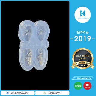 Khuôn Nơ silicon - Khuôn làm charm Nơ