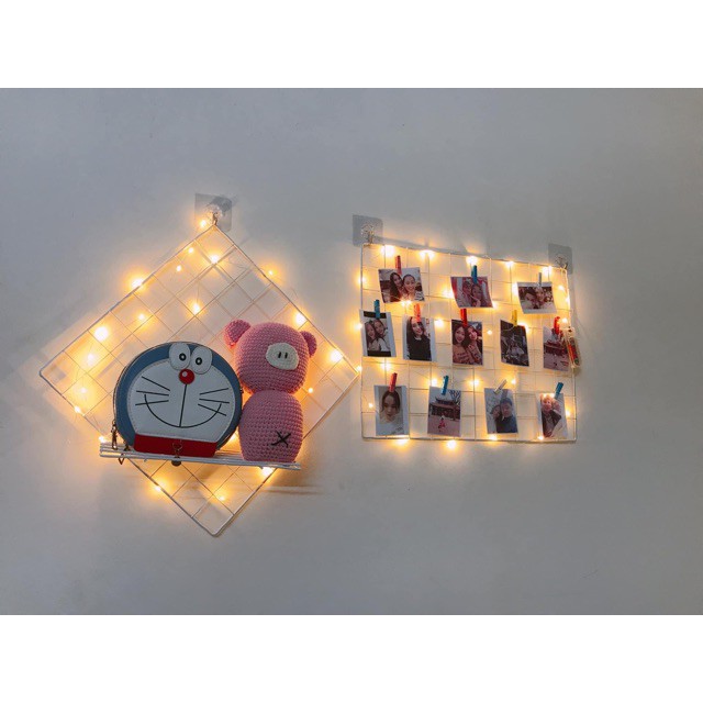 KHUNG LƯỚI TREO ẢNH: 35x35cm KẸP ẢNH Đẹp Đáng Yêu
