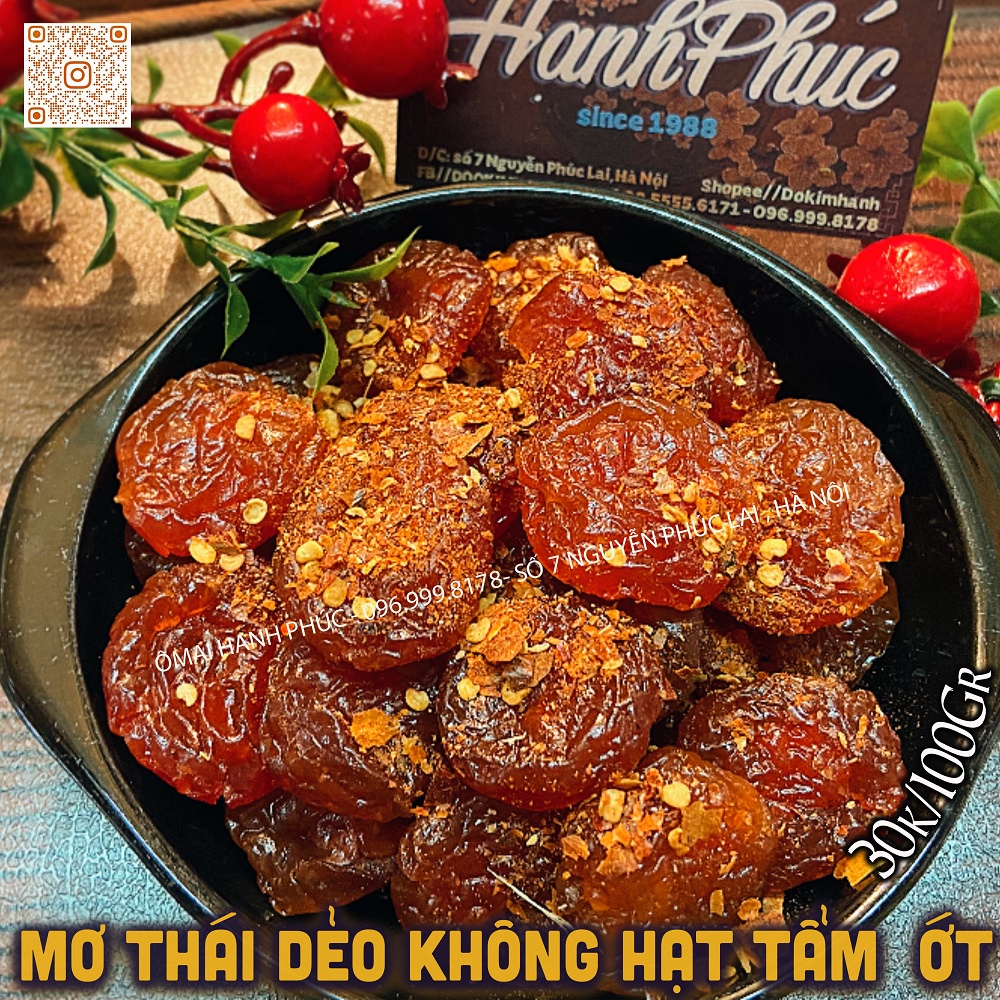 Mơ thái không hạt chua cay dẻo ngọt 100gr / 300gr / 500gr