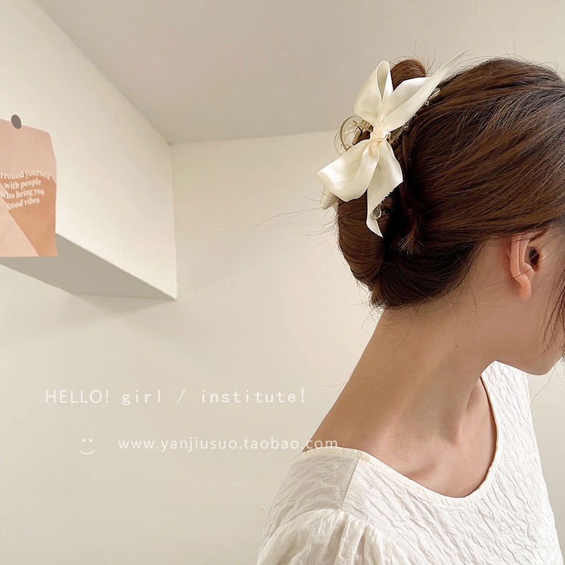 Kẹp Tóc Hình Nơ Đơn Giản Thời Trang Hàn Quốc Cho Nữ