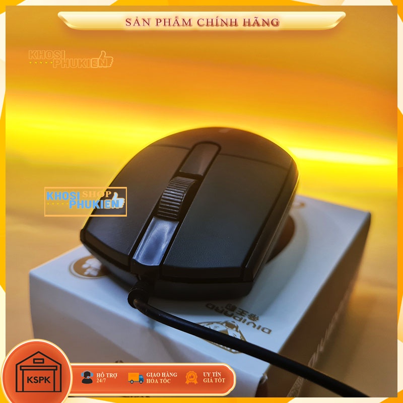 Chuột Máy Tính màu đen có dây bền bỉ giá rẻ KSPK CMTO10