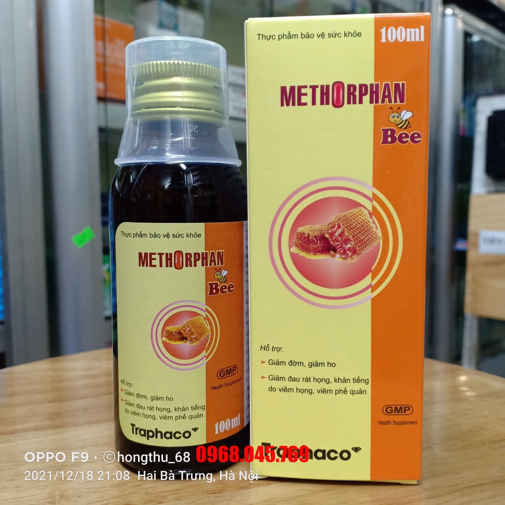 Siro ho METHORPHAN Traphaco chai 100ml