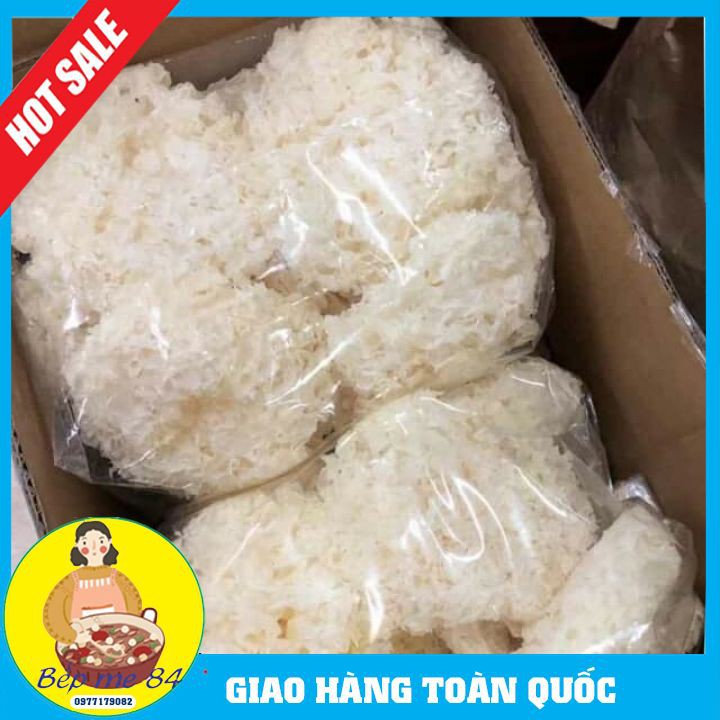 Nấm Tuyết Khô - Nấm Tuyết Khô  (Ngân Nhĩ) 500g Loại 1 Bổ Dưỡng Dễ Chế Biến Nhiều Món, Chè Dưỡng Nhan