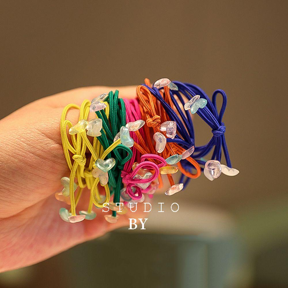 Dây Cột Tóc Co Giãn Hình Gấu Dễ Thương Dành Cho Nữ
