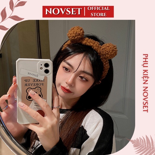 Bờm tóc Lông cừu, Cài Tóc bờm gấu Dễ Thương Xinh Xắn [ MÃ E804 ]