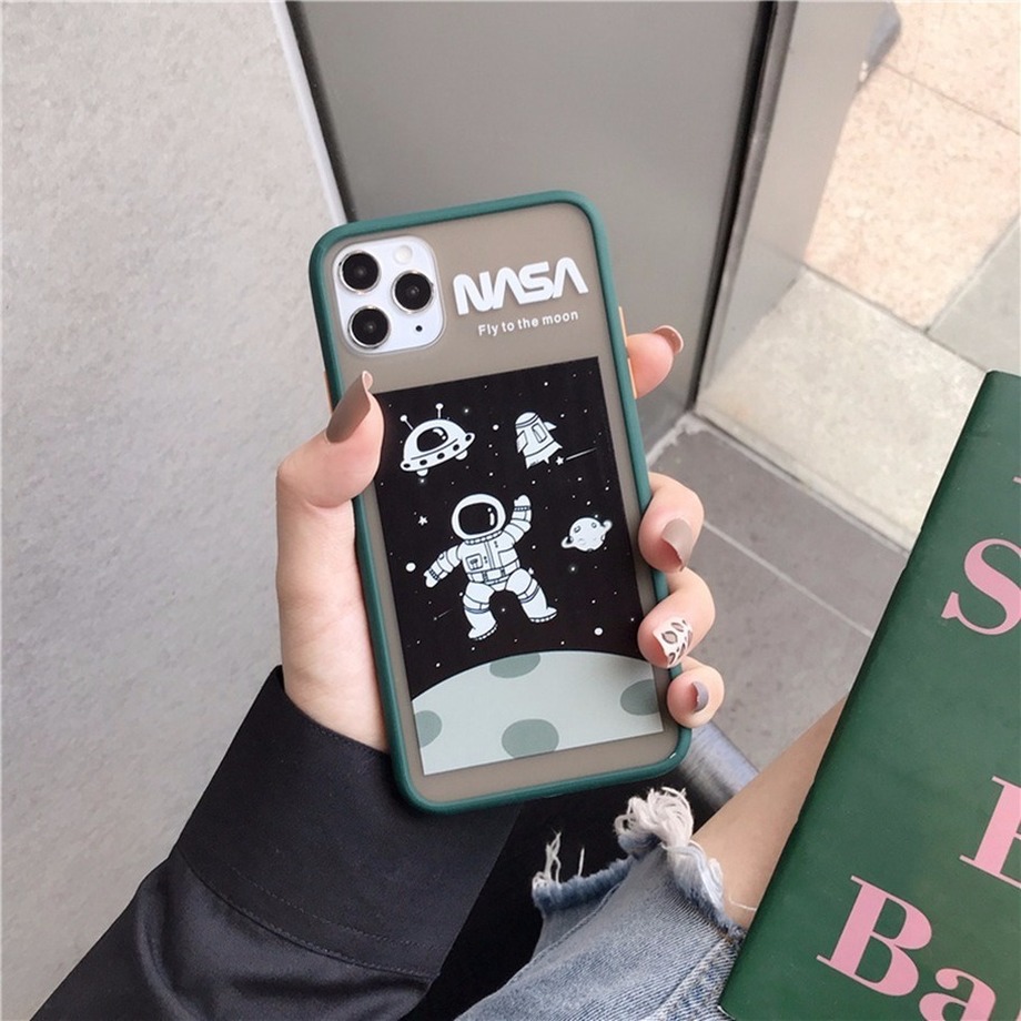 iPhone SE 2020 11 Pro Max Xs Max  XR Xs X 8 7 6 6s Plus Ốp điện thoại silicon mềm hình phi hành gia cho | BigBuy360 - bigbuy360.vn