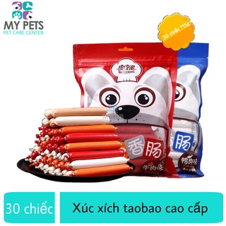 Xúc xích dinh dưỡng Taotaopet dành cho chó mèo - Túi 30 cây