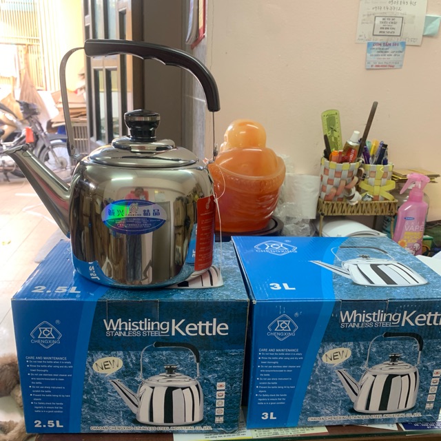 Ấm nấu nước ( ko điện) 2.5 lít đến 5 lít
