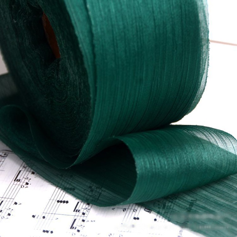 Cuộn Dây Ruy Băng Bằng Vải Organza Nhiều Màu Sắc Dùng Trang Trí Bó Hoa