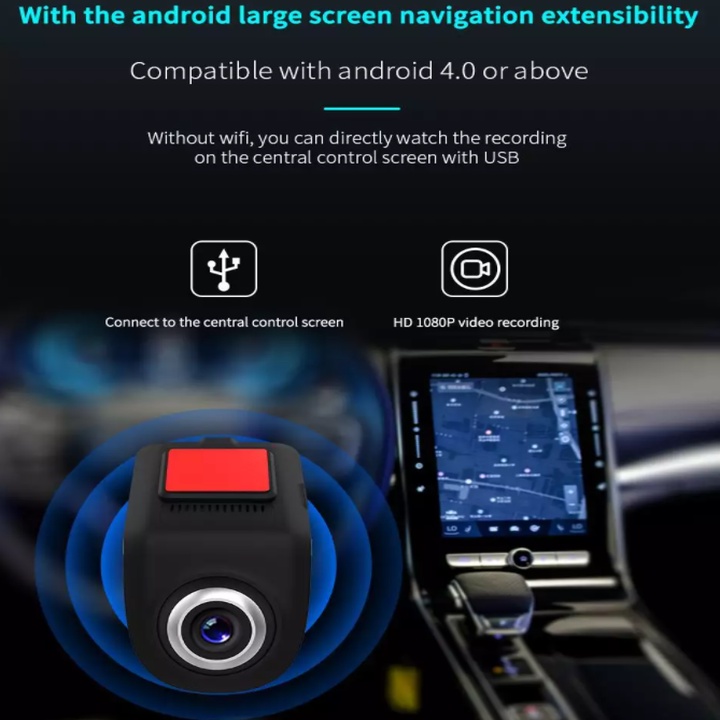 Bộ camera hành trình dùng cho màn hình Android camera trước và sau